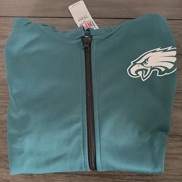 NWT [Zubaz] Philadelphia Eagles NFL Full Zip Hooded Sweatshirt Women’s Sz XS - Picture 8 of 10